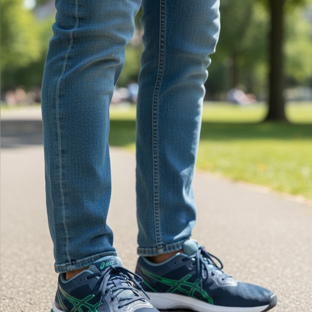 Asics Versablast 2 blue ments running Men Size 14 used